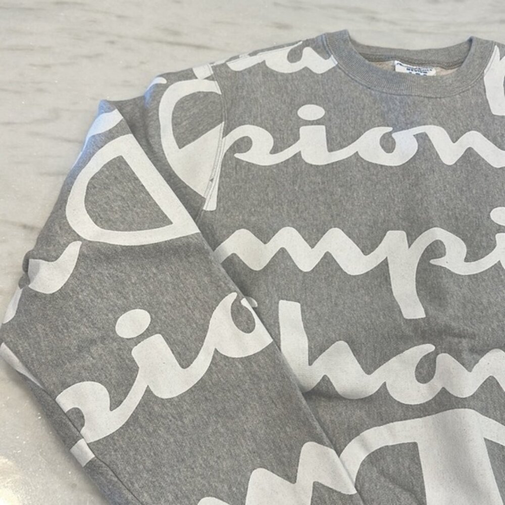 Champion Reverse Weave All Over Pattern Pullover - image 2